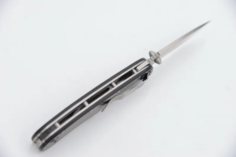JUFULE OEM Ontario Rat 1 AU 8 стальное лезвие углеродное волокно ручка Складной тактический инструмент для выживания кемпинга охоты Открытый кухонный нож