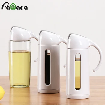 

Oil Dispenser Glass Olive Oil Bottle Pot Leakproof Sauce Vinegar Bottle Gravy Boat Oil Pourer Bottle for Cooking Kitchen Tools