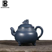 300cc фиолетовая глина yixing чайный горшок Тянь Цин грязь НЕОБРАБОТАННАЯ руда Винтаж Zisha кружка, сосуды для питья дома чайная церемония зеленый чайник отправлен друг