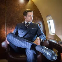 Классические полосатые костюмы, мужской деловой костюм, костюм homme kingsman, костюм homme mariage, мужские костюмы из двух частей, Свадебный костюм жениха для мужчин s