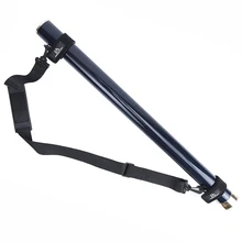 Регулируемый Неопреновый рыболовный стержень с ремнем для переноски многофункциональная Удочка с наплечным ремнем черный аксессуар для рыболовных снастей