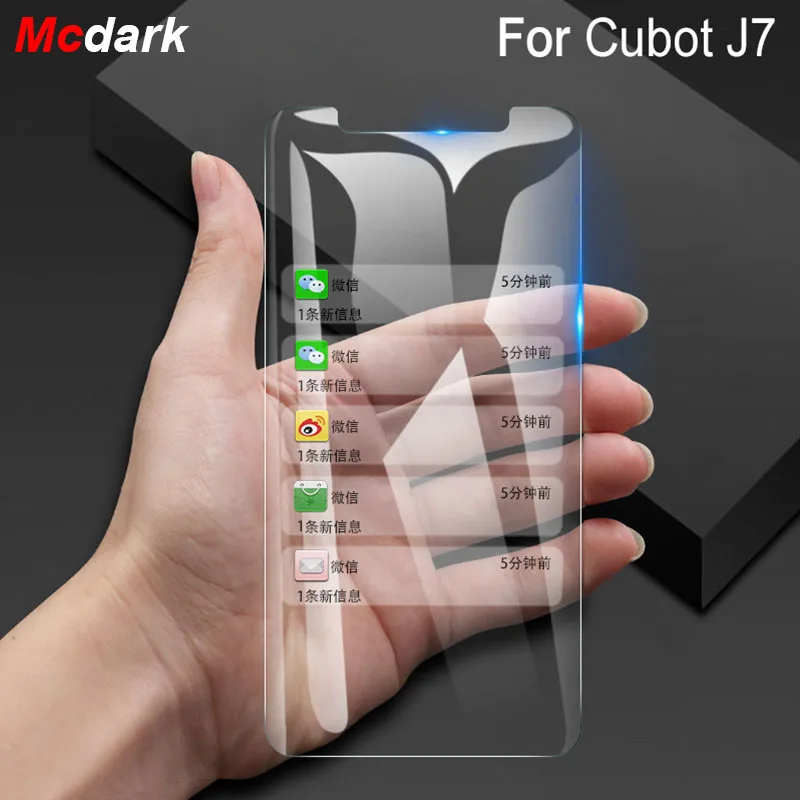Закаленное стекло Mcdark 9H для Cubot J7 защитная пленка экрана стеклянная легкая в