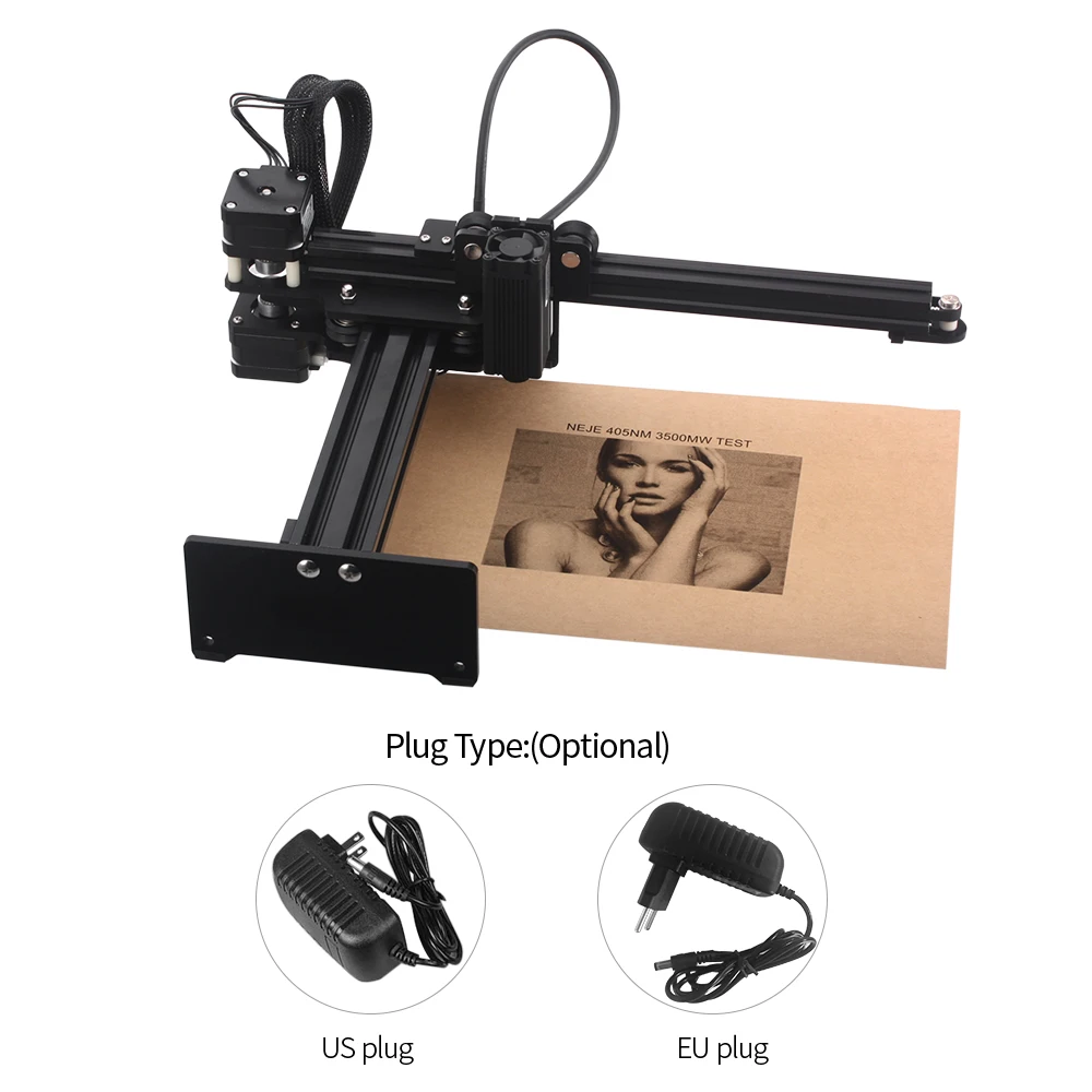 NEJE 3500 мВт высокоскоростной лазерный гравировальный станок USB DIY CNC лазерный гравер принтер автоматический ручной работы Инструменты для сжигания древесины