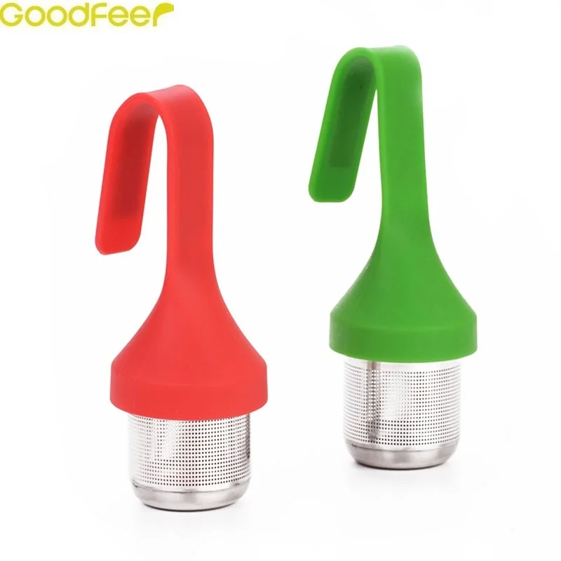 

Goodfeer Stainless Steel Fine Mesh Tea Strainer Loose Tea Leaf Infusers Teaware Drinkware Filter for Teapot Kitchen&Dining