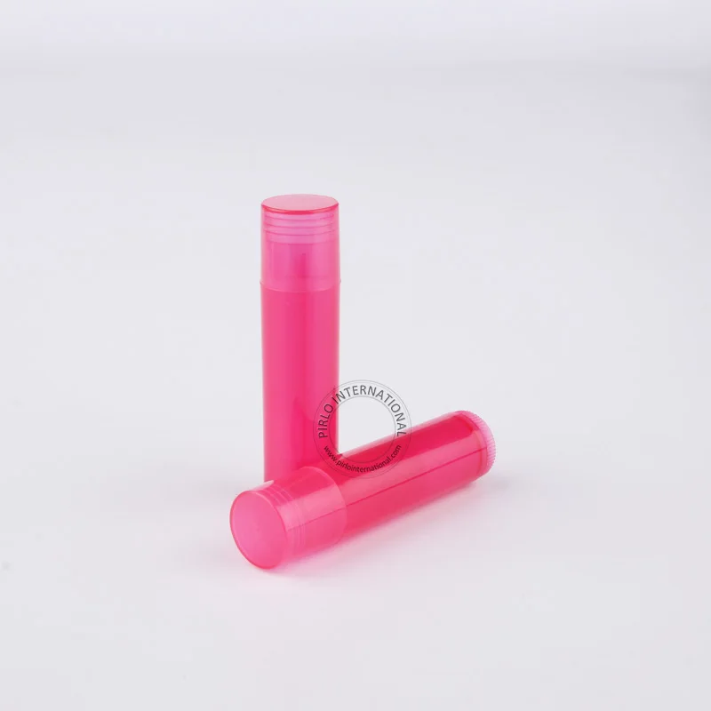 A++ 5g Plastic Lip Balm Tube Rose Red Lipstick Bottle 5ml Lip Balm