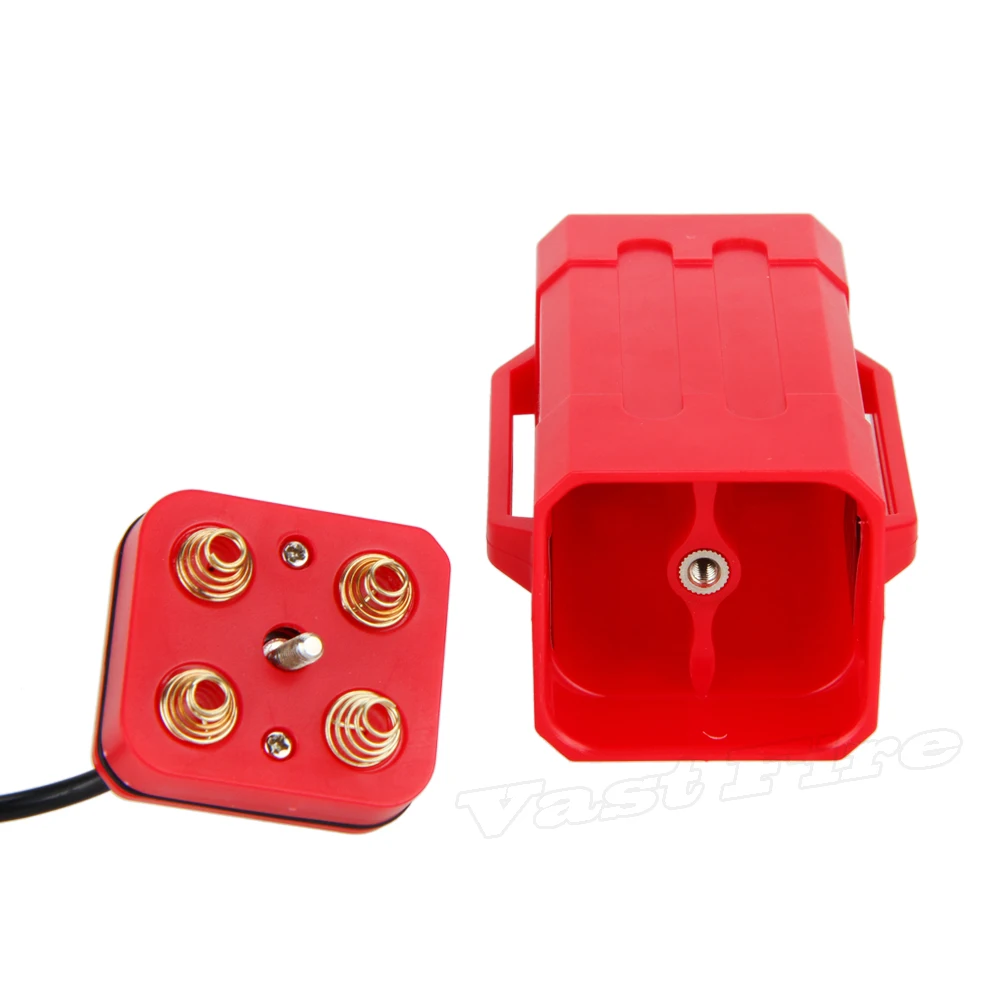 Online Caja de almacenamiento de la batería de la energía soporte impermeable de la caja de la batería 4x18650 para la luz LED de la bicicleta nuevo (sin batería)