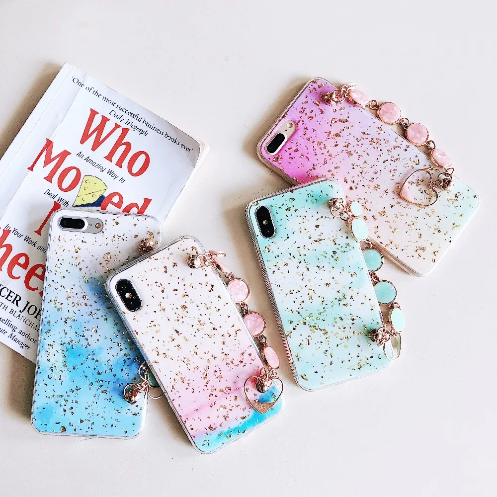 Туманно красоты Роскошный блеск ювелирное чехол для iPhone 6 S силиконовый мягкий Tpu