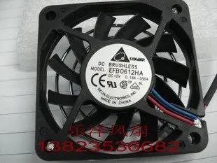 Комплекта до (Delta) EFB0612HA DC12V 0 18 AThe трехпроводный с металлической mesh6010 Вентилятор