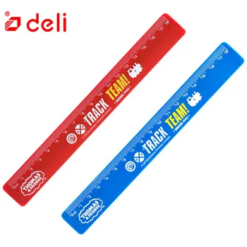 

Deli 2Pcs 18cm Straight Ruler Thomas Series Plastic Ruler Measuring Tools Student Stationery Straight Ruler Gift School Supplies