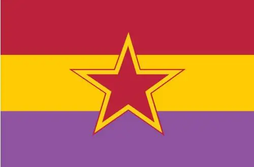 

Spanish Republican Flag 100D banner custom flags Free Shipping