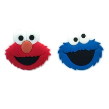 2 шт., амулеты для обуви в стиле улицы Сезам, аксессуары для обуви, браслеты croc jibz, лучший подарок для украшения обуви, детский подарок