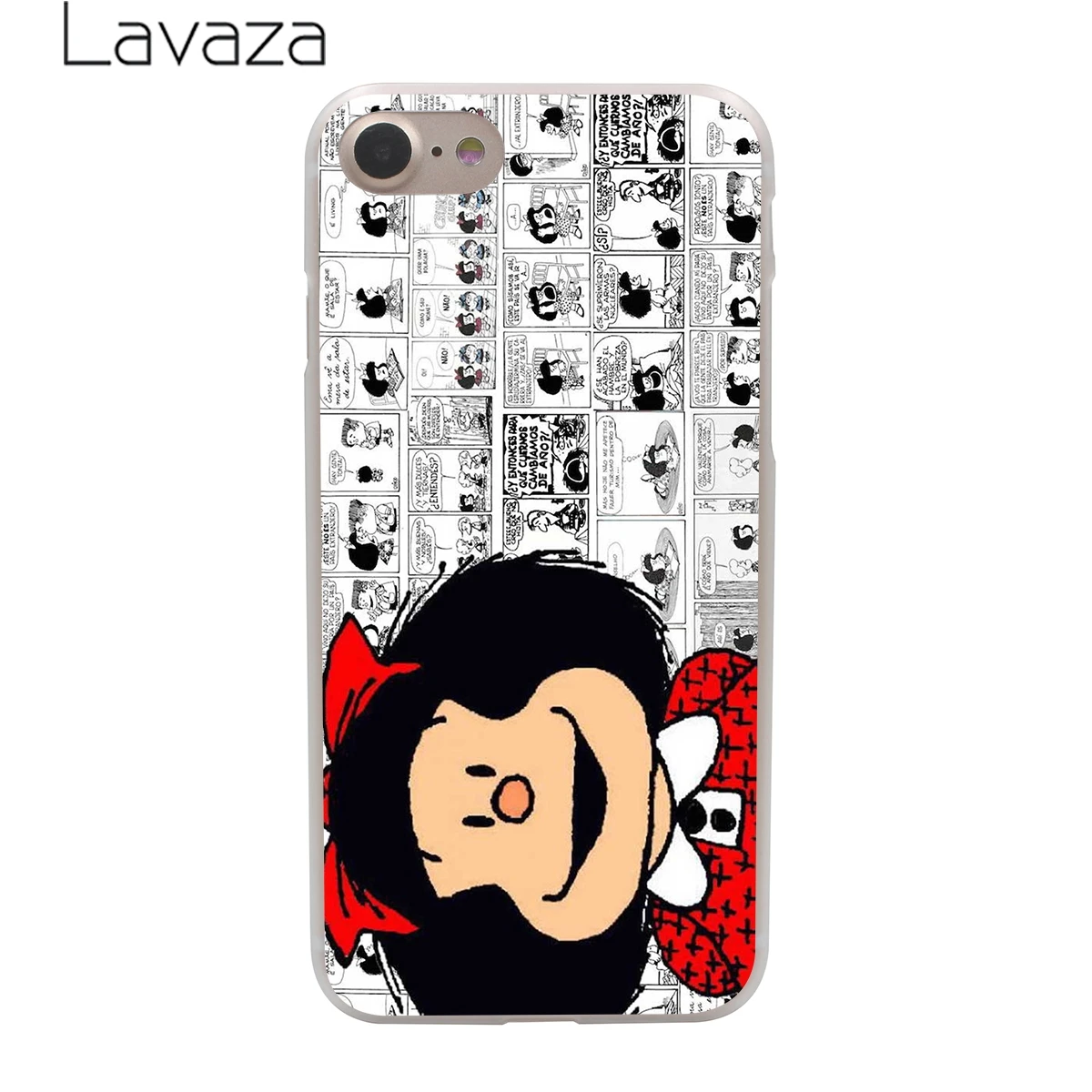 Жесткий чехол Lavaza Mafalda для iPhone XR X XS 11 Pro Max 10 7 8 6S 5 5S SE 4 4s