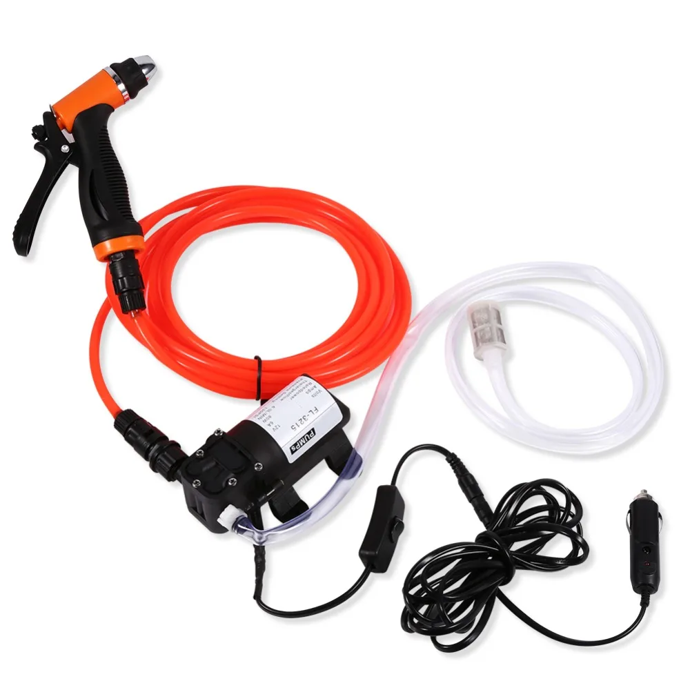

DC12V 6A 80W Portable Electrical Wash Pump High Pressure Self-priming Quick Car Cleaning Water Pump Electrical Washer Kit