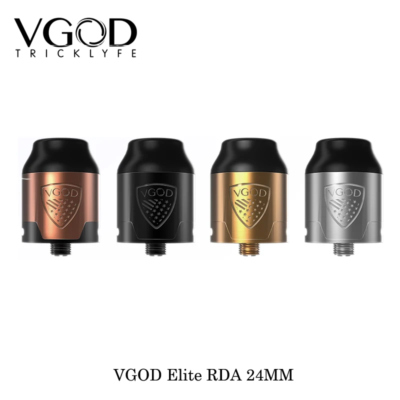 Новое поступление оригинальный VGOD Elite RDA бак 2 мл емкость атомайзера 510 нить