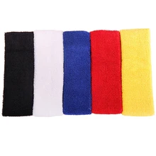 Спорт на открытом воздухе мяч игры Теннис Sweatbands лоб голова волосы пот лента эластичная махровая ткань хлопок тренажерный зал Йога повязка на голову для фитнеса