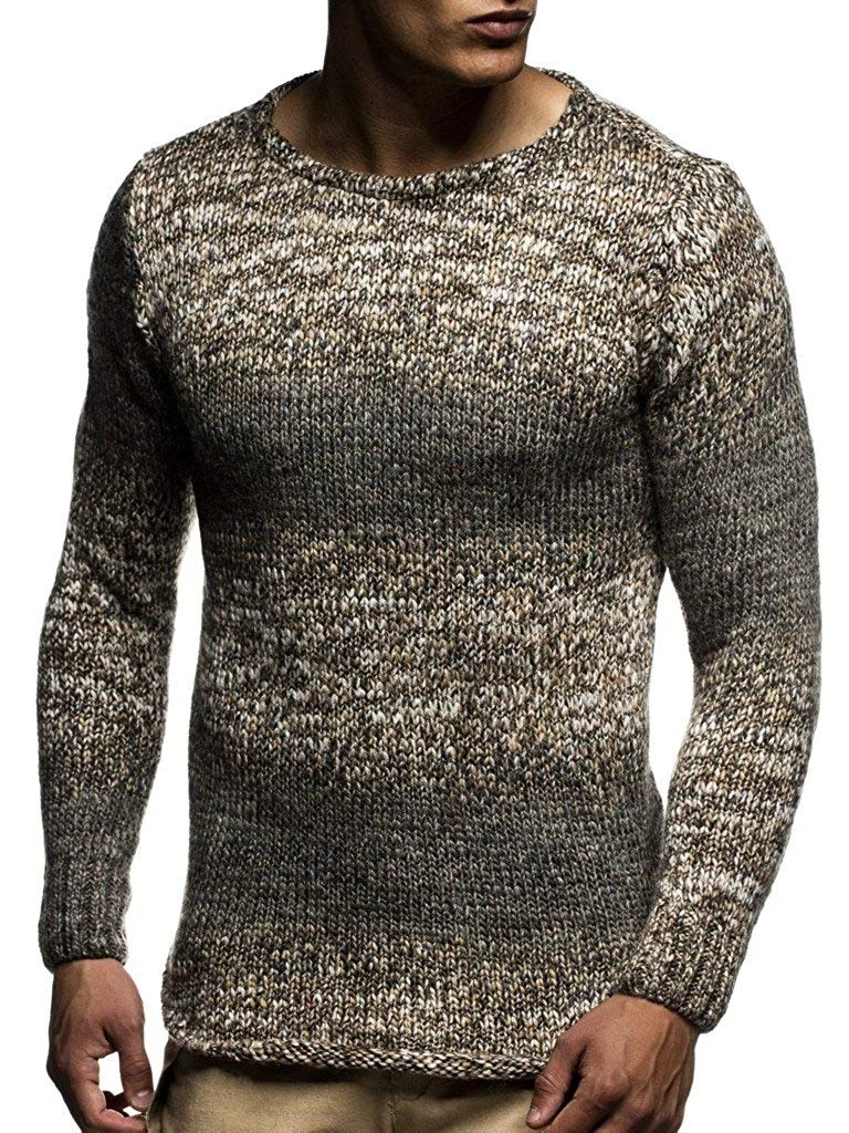Men's Sweater Knitted Shawl Turtleneck Sweater Pullover Winter Hip Hop Streetwear Casual Long Sleeve High Quality Man's Sweaters