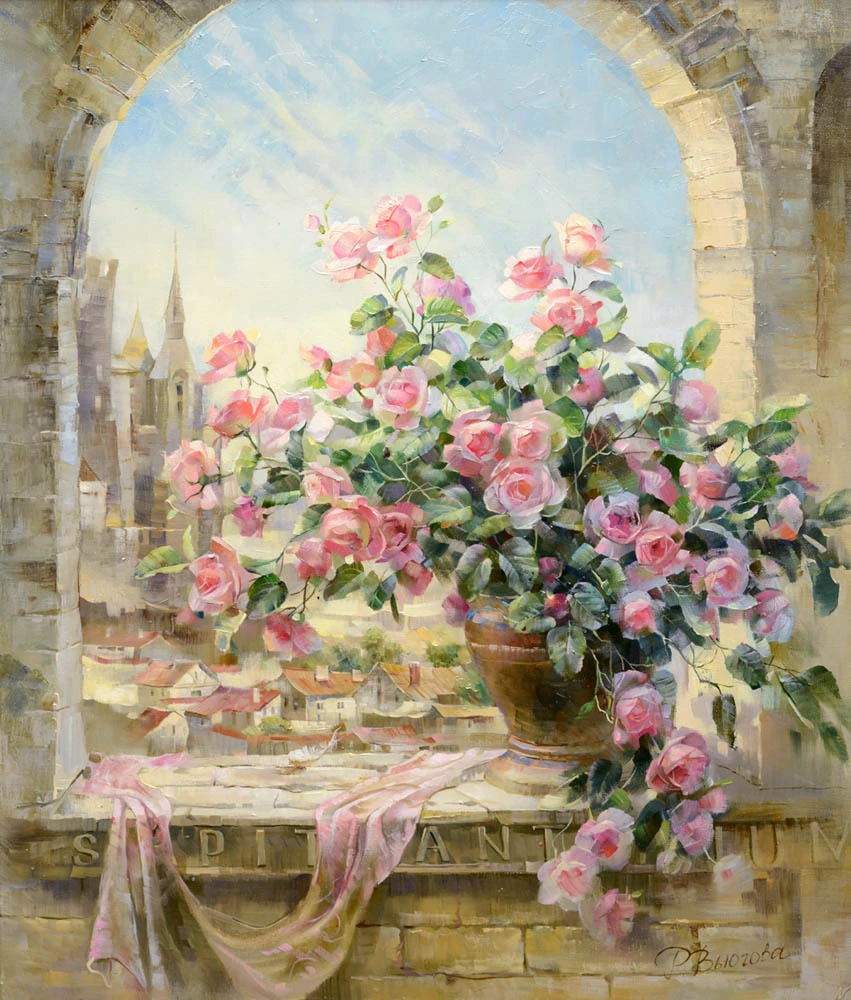 16X20" Paint By Number Kit DIY Acrylic Oil Flowers Scenery Painting on Canvas