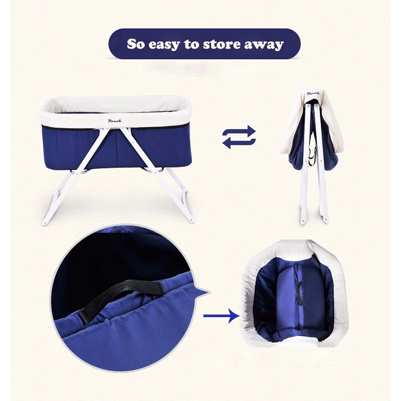 Adorbaby Pouch Baby Crib Travel Infant Travel Bed Sleeper Portable Cot folding rocking cradle Baby nest cestas para newborn H19