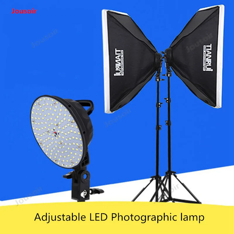 Adjustable LED photographic lamp set studio softbox merchandise shooting portrait photo filling equipment CD50 T03 | Электроника