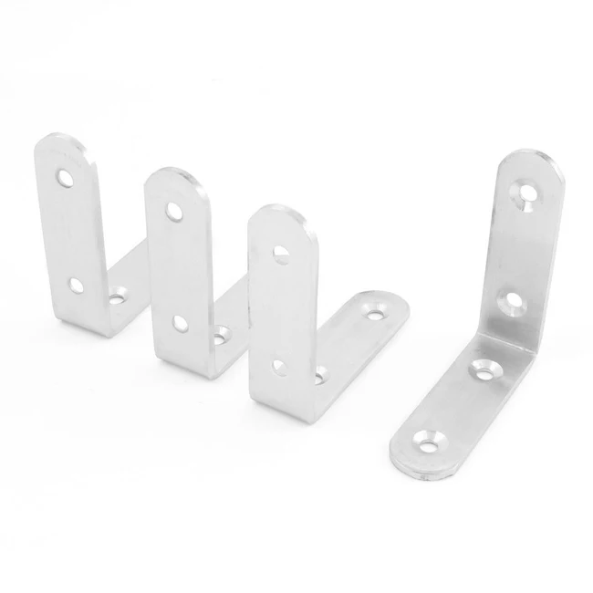 

MOCC 65mm x 65mm Stainless Steel 90 Degree Angle Bracket 4 Pcs