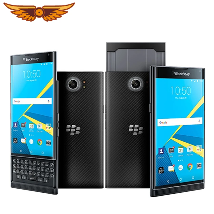 

Original Unlocked BlackBerry Priv 5.4 Inches Hexa-core 3GB RAM 32GB ROM 18MP QWERTY Keyboard Android OS Refurbished Cellphone