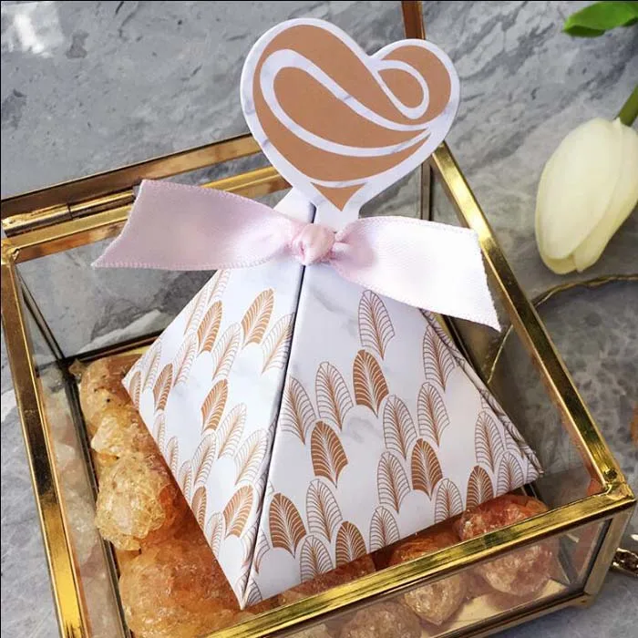 50 шт мраморная фигура бумажные коробки конфет Baby Shower Подарочная коробка на день рождения сувенир для свадебной вечеринки коробка с лентой и биркой