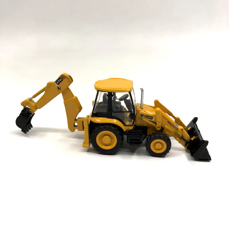 Специальный Литой Сплав 1: 87 Jcb3cx-4 t экскаватор-погрузчик сплав инженерный автомобиль салон девушка Тип детские игрушки