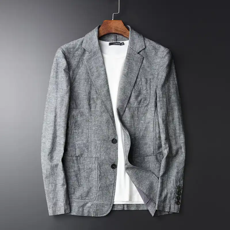 plus size linen suit