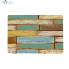 Винтажный стиль деревянный Poard домашний Вход Пол коврик нескользящий дверной коврик походный матрац Dropshiping 19APR17