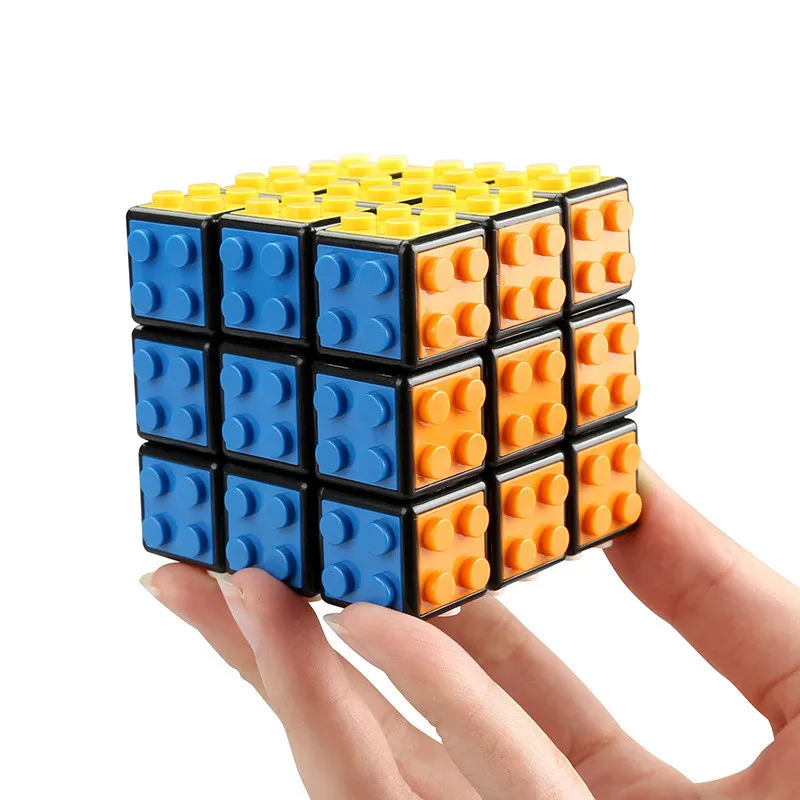 

2019 Learning Education Small particle adult children's educational Building block high quality smooth racing The 3 Magic cube