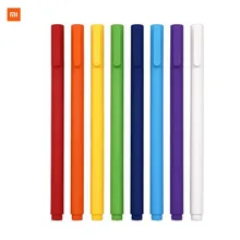 8 шт./компл. Xiaomi Youpin Kaco K1 гелевая ручка с 0,5 мм черный пополнения нейтральная ручка красочные Цвета гладкой записи для студентов