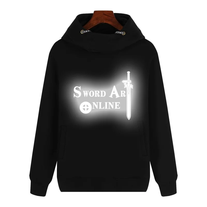 Высокое качество, унисекс, аниме Sword Art Online, Асуна Юки, толстовка с капюшоном, толстовки, куртка, кардиган