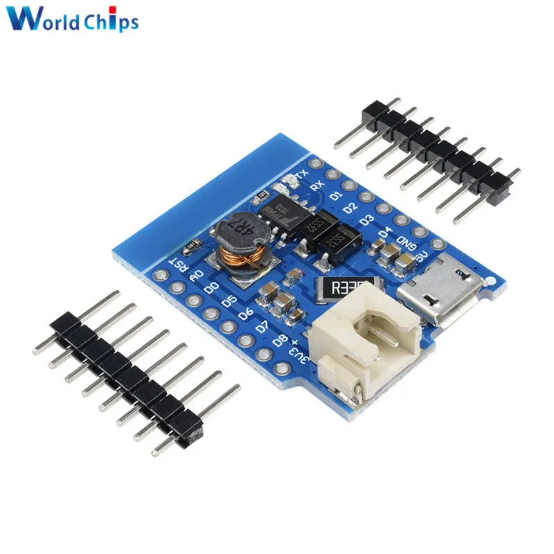 Для Wemos D1 Mini Защита аккумулятора USB одиночный литиевый аккумулятор зарядный