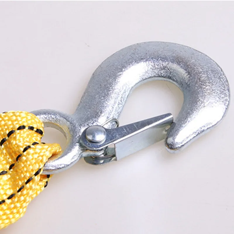 CHUNMU 3 طن 3 متر العالمي Flsorescence الطوارئ سحب سيارة كابل سحب الشريط حبل مع خطاف لجميع سيارات