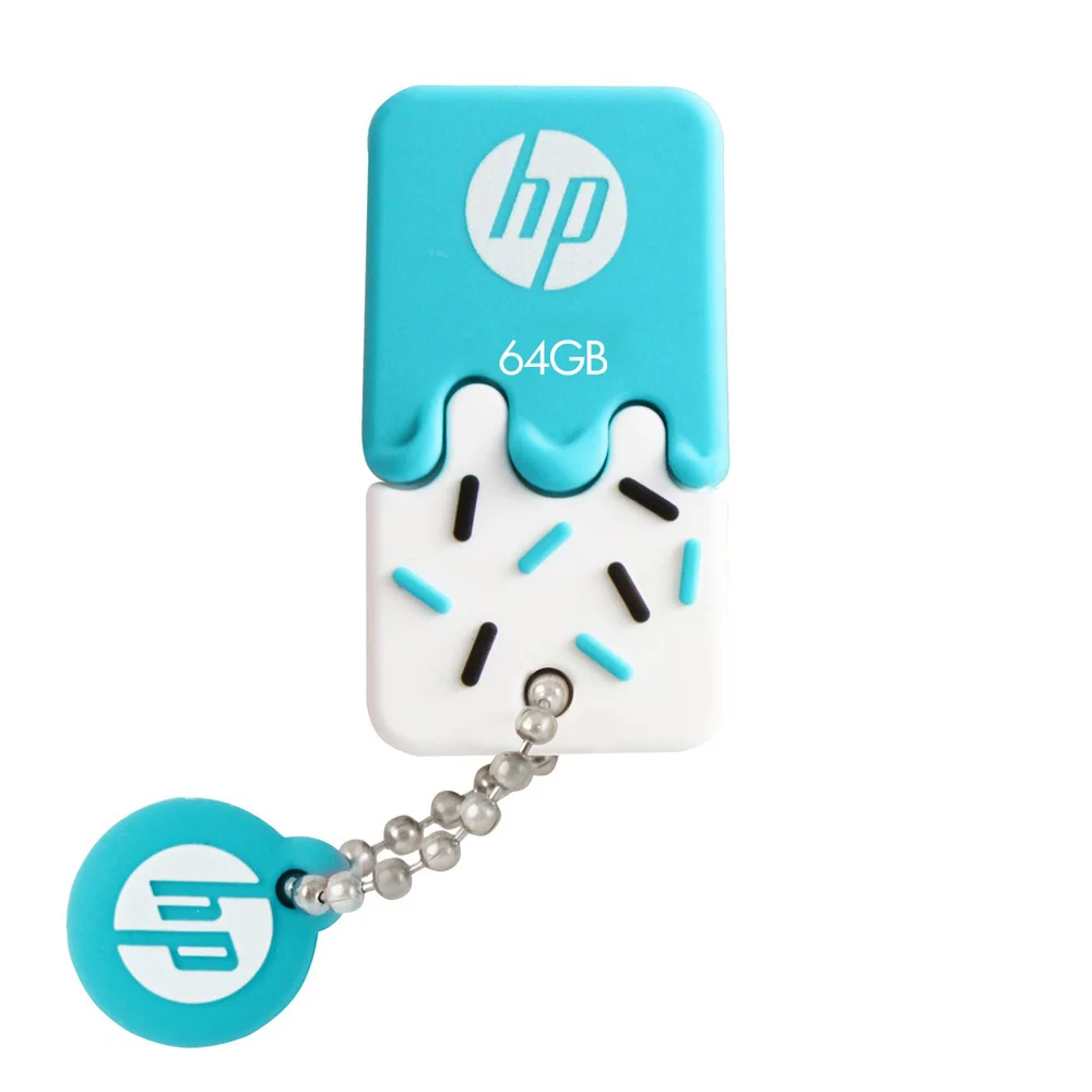 hp USB Flash 64 ГБ 32 ГБ 16 ГБ силиконовая Флешка v178 синий и розовый милая девушка студентов Творческий DJ музыка Memory Stick 32G