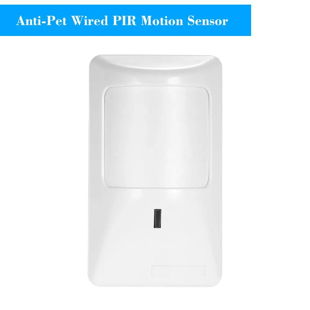 

Anti-Pet PIR Motion Sensor Wired Alarm Detector Pet Immune Dual Infrared For Home Burglar Security Alarm System