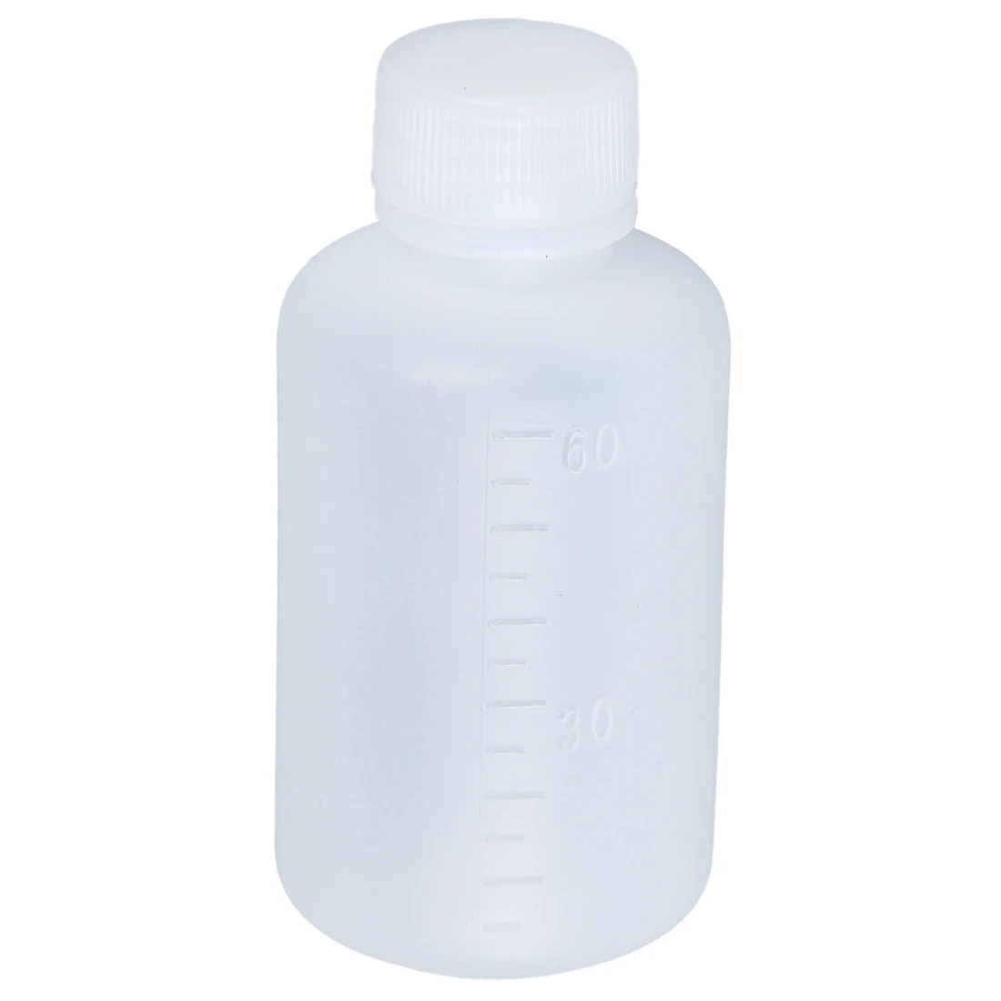 60 мл прозрачный пластиковый цилиндр в форме химическое вещество Бутылка 5 шт