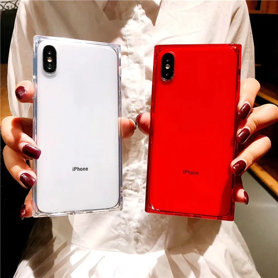 

Silicone all-inclusive anti-drop phone Case For iPhone7 8 6 6S 7Plus Case is For iPhoneX XR XS Case transparent TPU soft Cases