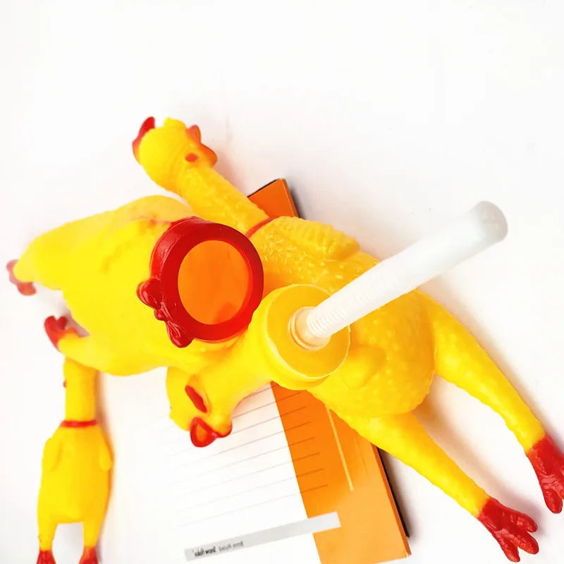 17 см Беллоу курица сжимает звук игрушка кричащий курица питомцы игрушечные собаки продукт Пронзительный декомпрессионный инструмент писк вентиляционное отверстие курица
