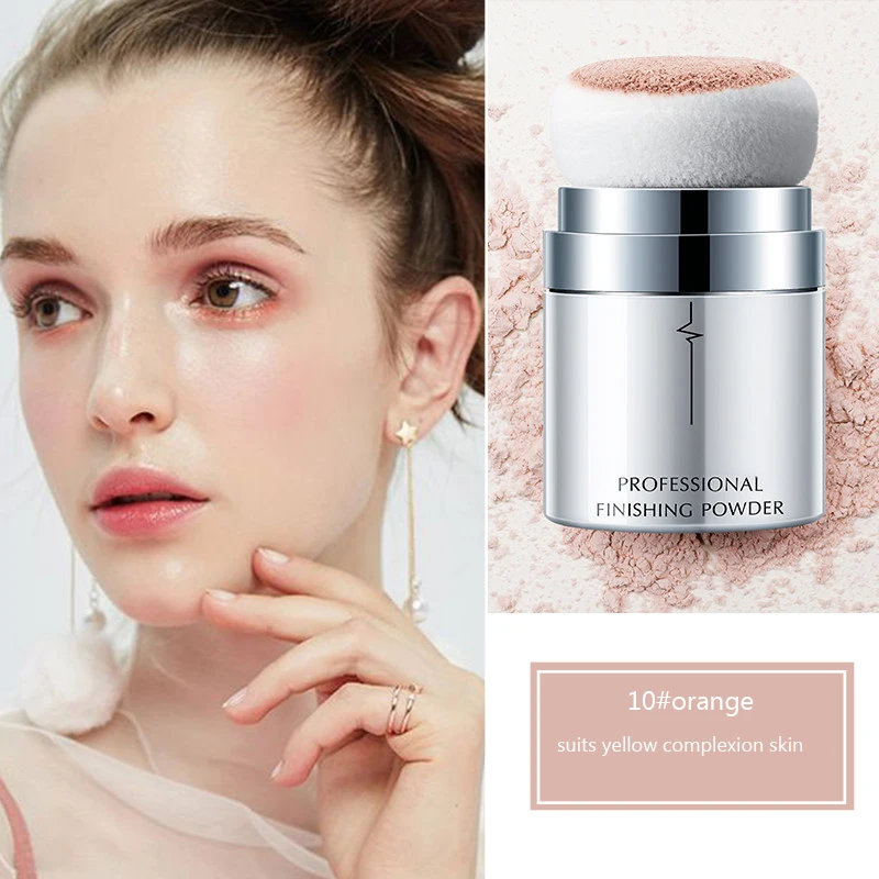 12 Colors Smooth Loose Powder Make Up Translucent Powder Waterproof Whitening Long lasting