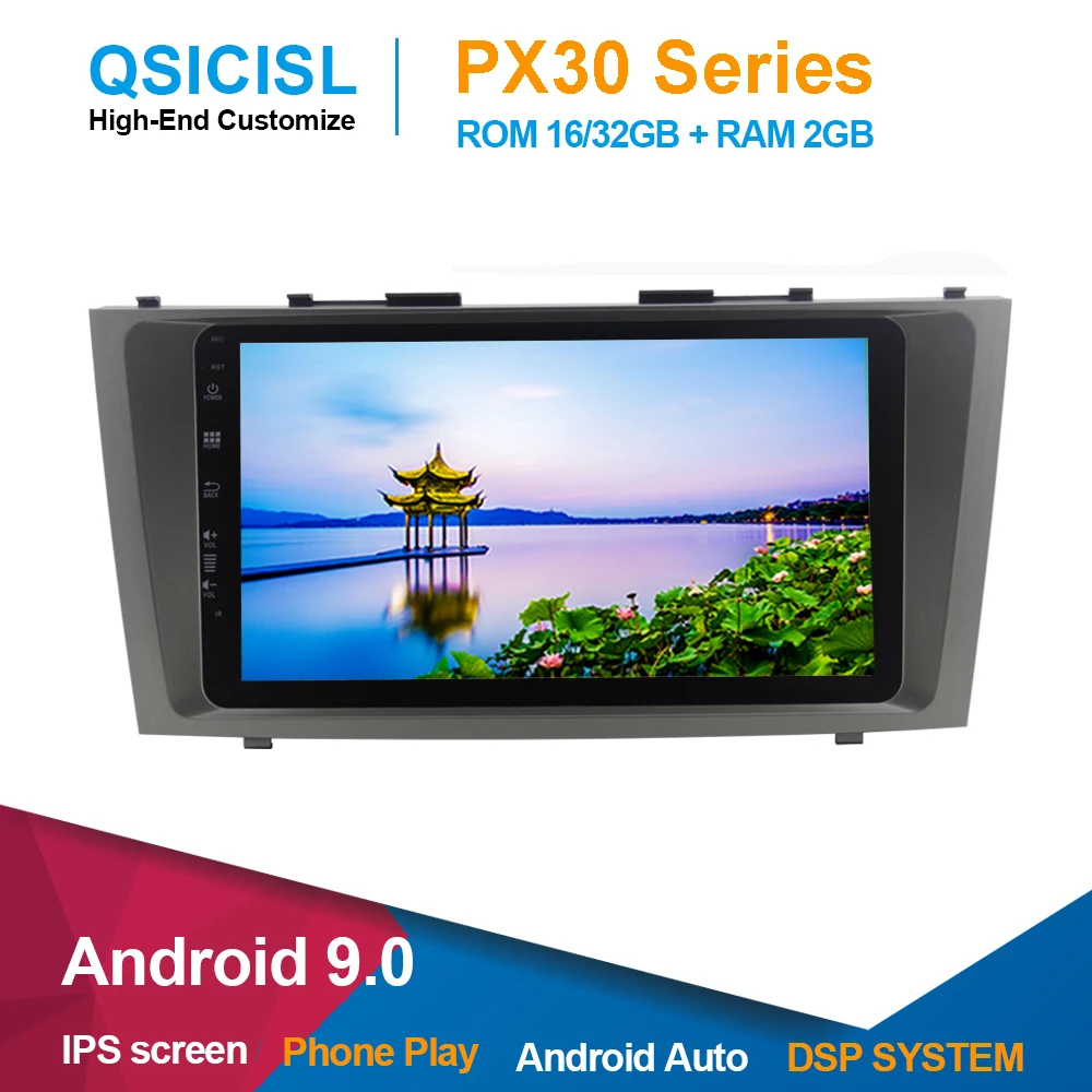 

Android 9.0 car radio multimedia player for Toyota Camry 2007 2008 2009 2010 2011 1 din 9" IPS head unit navigation stereo dsp