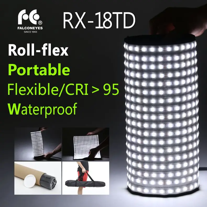 Falcon Eyes RX-18TD Flexible LED Panel Video Light 100W