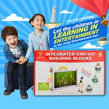 

New English Scientific experiment toy Electrical building blocks Multi-function circuit assembly STEM educational toys science