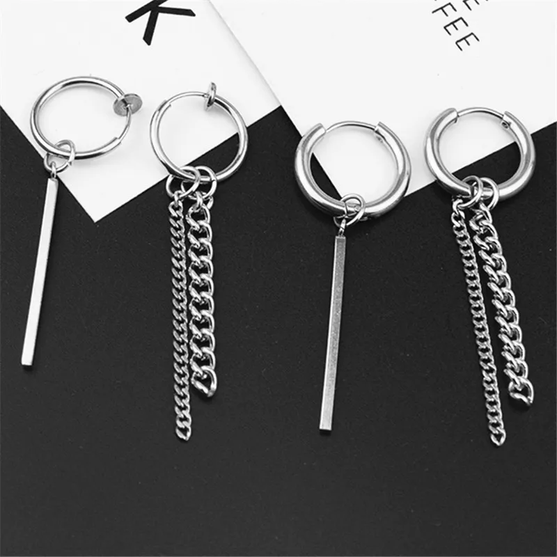 

KPOP DNA Korean Fashion Tassel Earrings For Men Women Korea JIMIN Stud Earrings Statement Jewelry Exquisite Gift Wholesale