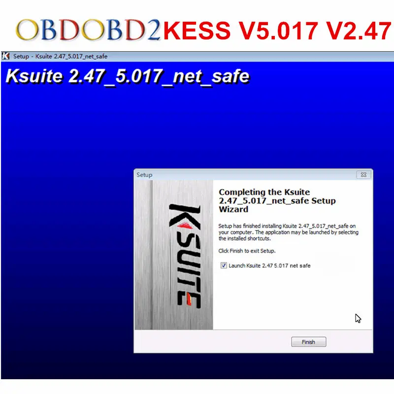 Интернет-KESS 5,017 V2.47 красный Kess V5.017 Kess V2 программного обеспечения 2,47 OBD2 менеджер Тюнинг Комплект KESS V5.017 V2.47 загрузки программного обеспечения