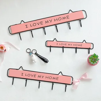 

Cute Pink Pegs Can Hang Clothes Handbag Key Pastoral Style Originality Hang A Wall Decoration
