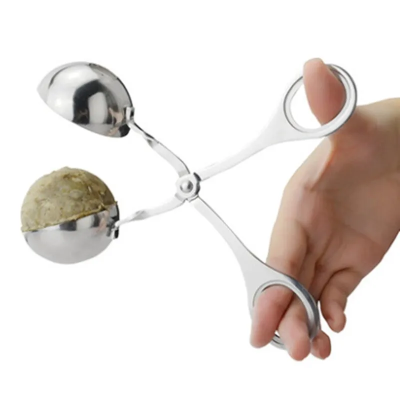 

Kitchen Cooking Meat Tools Stainless Steel Meatballs Maker Mold DIY for Making Fish Balls Shrimp Balls