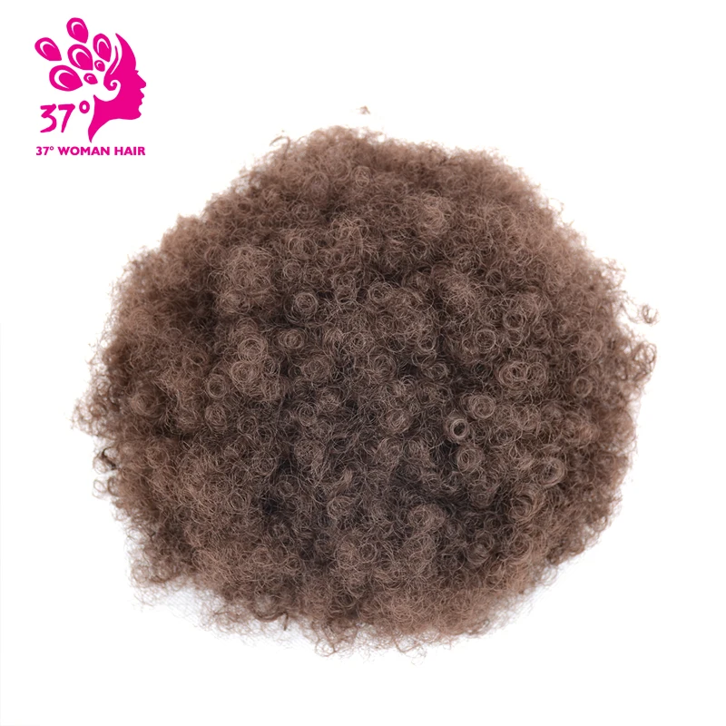 Синтетические афро кудрявые вьющиеся волосы шиньон накладные волосы для хвоста с кулиской и заколки для волос для наращивания 6 и 8 дюймов мечта льда