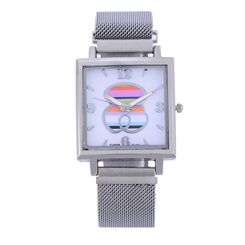 

Reloj hombre 2019 new luxury brand men's watch fashion magnetic metal mesh quartz watch ladies Relogio Masculino hodinky montres