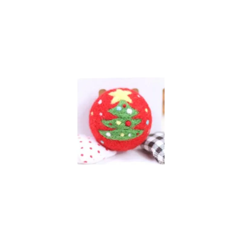 1 комплект шерсти для войлока diy пакет Рождество Лось снеговик, рождественские подарки, штампы игла для валяния, Шиба ину набор животных feutre